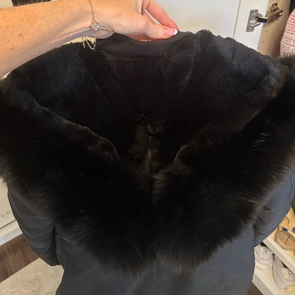 MACKAGE Trish Powder Touch Down & Fur Jacket - Picture 8 of 13